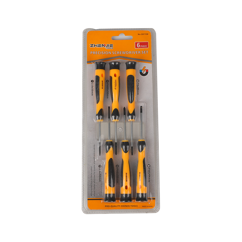 ست پیچ گوشتی دقیق 6 عددی شکاف دار Phillips Torx