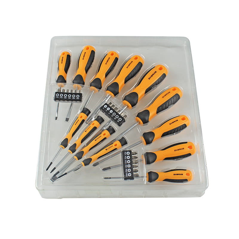 مجموعه بیت پیچ گوشتی 31 عددی فیلیپس شکافدار Pozidriv Torx Square CRV