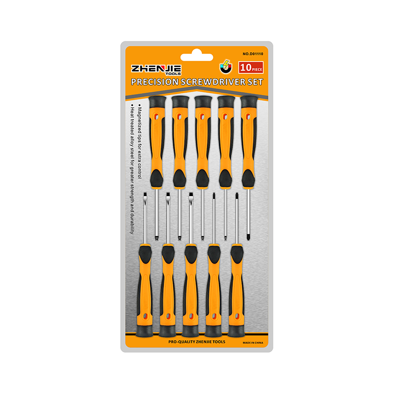 ست پیچ گوشتی دقیق 10 عددی شکاف دار Phillips Torx