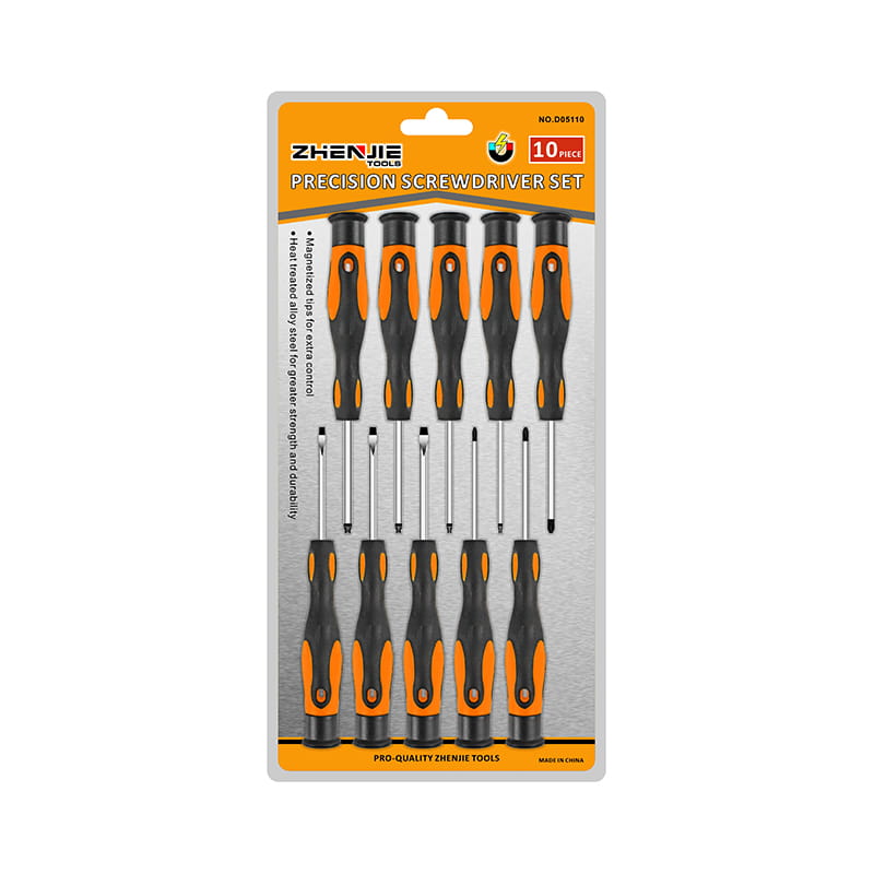 ست پیچ گوشتی دقیق 10 عددی شکاف دار Phillips Torx CRV